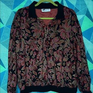 Vintage Top Notch Floral Polo